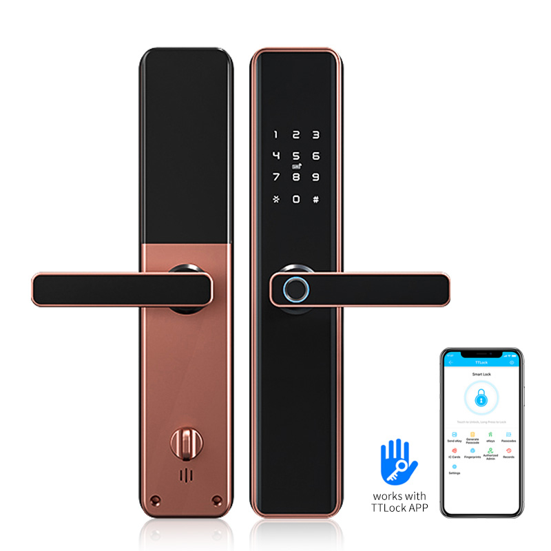 ttlock Red bronze(with gateway)