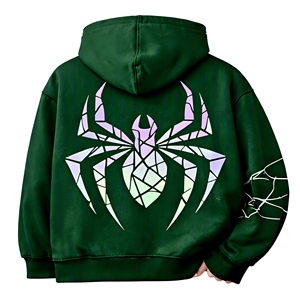 Sudaderas con Capucha Extra Grandes Personalizadas de Estilo Vintage, Unisex, con Estampados Digitales, de Algodón French Terry de 500 g/m², Sudadera Pesada para Hombre - Product Image 2