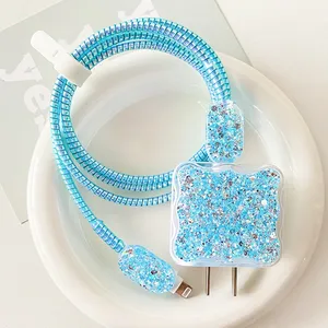 Cho iPhone 15/14/13 18W 20W Gốc Sạc Cáp Bảo Vệ Điện Thoại Di Động Phụ Kiện Cuộn Xoắn Ốc USB Dữ Liệu Cáp Bảo Vệ - Product Image 6