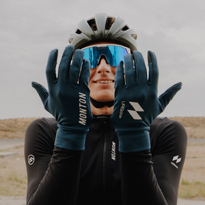 Groothandel Winter Thermische Fiets Handschoenen Op Maat Gemaakt Fiets Handschoenen Koud Weer Anti-Slip MTB Handschoenen Volledige Vinger Heren - Product Image 2