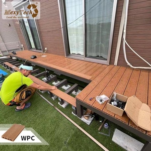 Bên ngoài sàn decking ngoài trời 3D co-đùn Gỗ nhựa composite decking - Product Image 1