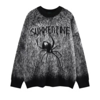 Pull en maille personnalisé pour homme, col ras du cou, jacquard à lettres, côtelé, manches longues – Fournisseur d'usine