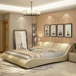 <span class=keywords><strong>Cama</strong></span> king size de cuero de <span class=keywords><strong>vaca</strong></span> de fábrica - Product Image 5