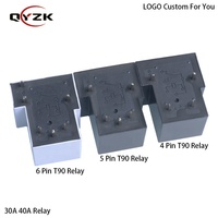 Relay Kecil Jqx-15F T90 40A 220V Power Pcb 24 Volt Ac 220 Volt 220V 240V Coil 12V 12 V 24V Dc 40A