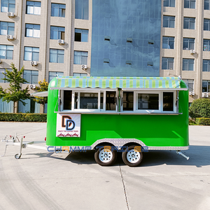 Chammp Custom Mobile Bar Totalmente equipado Vintage Food Truck Hot Dog Cart Tracos Horse Food Trailer Flower Cart Restaurante Cerveza - Product Image 1