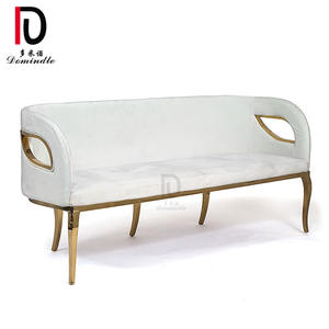 Moderne edelstahl rot samt sitz und zurück gold beine hochzeit vogue <span class=keywords><strong>sofa</strong></span> - Product Image 4