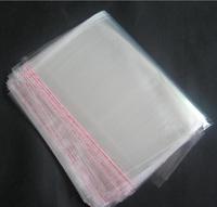 Sac de chemise en plastique avec adhésif transparent auto-scellant OPP BOPP sac pour vêtements cadeau nourriture et emballage de bonbons