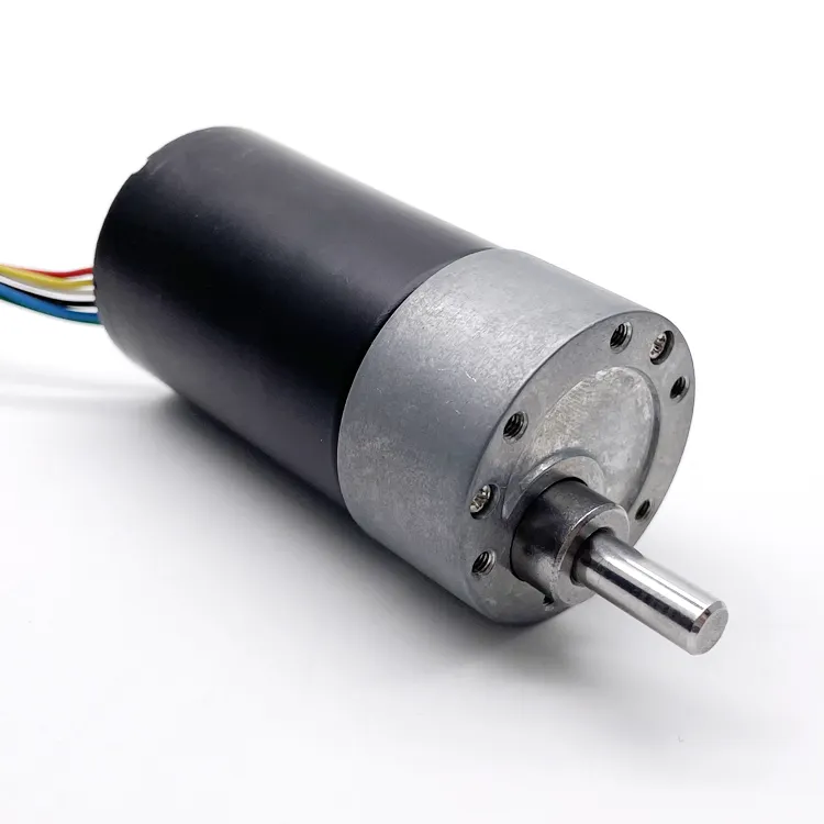 Robot için 37mm fırçasız dişli motor 12v 300rpm dc BLDC dişli motor