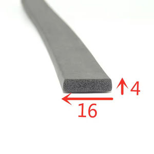 Tự Dính Cách Nhiệt Cao Su EPDM Bọt Cao Su Niêm Phong Dải Vuông Miếng Bọt Biển Không Thấm Nước Gasket Màu Đen Cho Cửa Tủ Con Dấu - Product Image 3