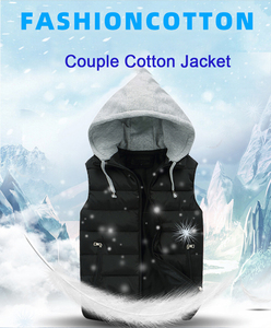 Chalecos con Capucha para Hombre y Mujer, Gruesos, Nuevos, de Otoño e Invierno, a la Moda - Product Image 2