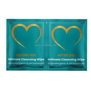 Deux sachets de lingettes nettoyantes d'<span class=keywords><strong>hygiène</strong></span> féminine de soins personnels connectés avant ou après l'intimité pour hommes - Product Image 5