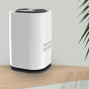 New Arrival 4L Portable Touch Control Evaporative Humidifier Plastic Household Humidistat Aroma <b>Diffuser</b> 1 Year - Product Image 1
