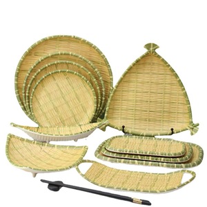 จานไม้กลมเมลามีนจานไม้ไผ่ดีไซน์ใหม่ - Product Image 6