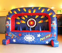 Jeux de tir gonflables pour fêtes foraines, cibles flottantes, jeu de tir Nerfwall, tir à la cible gonflable