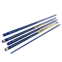 Vente chaude - Queue de billard PREOAIDR en bois d'érable canadien avec revêtement en fibre de carbone, embout Uni-Lock de 12,5 mm, jointée en deux parties