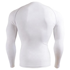 Unisex Fitness Compression Shirt <b>Base</b> <b>Layer</b> Top Long Sleeve T-Shirt Spandex/Nylon Sports Gear Tights for Running Gym Workout - Product Image 5