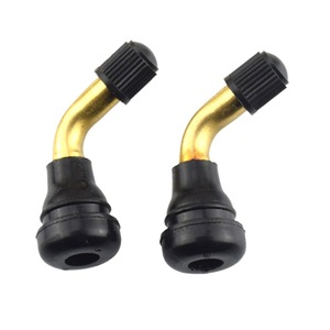 Pack de valves de pneu tubeless Hengtu PVR70 en alliage d'aluminium, coudées, avec base en caoutchouc à clipser, 33*17mm pour <span class=keywords><strong>moto</strong></span> - Product Image 4