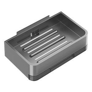 Support mural double couche en aluminium pour savon avec drainage, idéal pour salle de bain, entrepôt extérieur, hôtel ou hôpital - Product Image 4