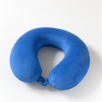 Oreiller cervical ergonomique en mousse à mémoire de forme ultra-douce en forme de U pour le voyage, respirant et portable