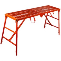 Plateforme de travail portable robuste et moderne, échelle pliable pour échafaudage, escalier pour terrains accidentés, peinture industrielle