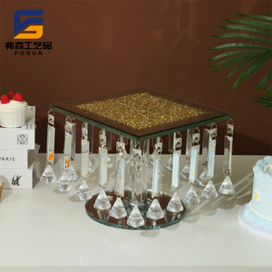 Haute qualité cristal <span class=keywords><strong>gâteau</strong></span> de <span class=keywords><strong>mariage</strong></span> support fête Dessert affichage <span class=keywords><strong>gâteau</strong></span> plateau taille personnalisée fleur support présentoir bas quantité minimale de commande <span class=keywords><strong>gâteau</strong></span> - Product Image 5