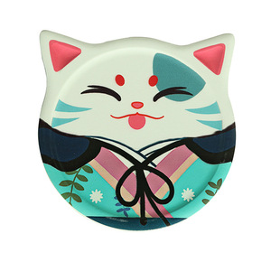 แผ่นรองแก้วเซรามิกรูปแมวน่ารัก พิมพ์ลายดิจิทัล กันลื่น ใช้สำหรับแก้วชา ของขวัญส่งเสริมการขาย ปี 2024 - Product Image 4