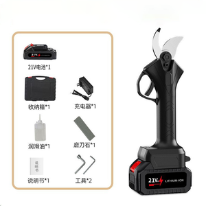 Sécateur de jardin électrique sans fil portable professionnel à batterie Li-ion, télescopique, avec poignée antidérapante en acier inoxydable - Product Image 2