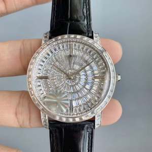 Reloj de pulsera para hombre de alta gama, original, importado, con movimiento mecánico automático, esfera con agujas, Vacheron - Product Image 1