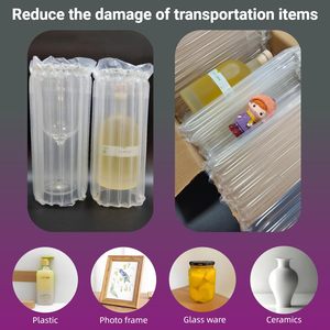 Inflatable Protective Wine Bottle Air Column Bag Winding <strong>Roll</strong> Cushioning Packaging Sheet Cushion <strong>Wrap</strong> Air <strong>Bubble</strong> Bag <strong>Roll</strong> - Product Image 3