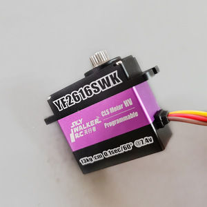 Skywalker Yf2616swk เซอร์โวบังคับแบบโปรแกรมได้13kg 7.4V สำหรับโดรนและโมเดล RC - Product Image 1