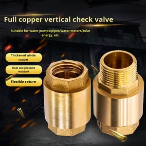 Dingjian 20 PPR 1/2 \ "3/4 \" ทองแดงทั้งหมด, PE มิเตอร์น้ำตรวจสอบวาล์วทางเดียวที่ไม่ไหลกลับน้ำมันละลายแก๊สแนวตั้งโถส้วม - Product Image 4