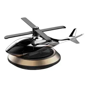 Zonne-Energie Vliegtuig Auto Parfum Aromatherapie Auto Dashboard Ornament Helikopter Luchtverfrisser