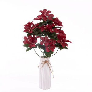 China Fornecimento Barato 10 Ramos Decorativos De Seda Artificial Flores Bouquet Forma Do Coração - Product Image 4
