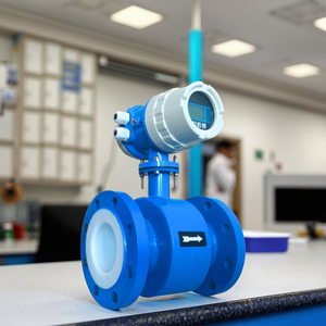 Tích hợp điện từ đo lưu lượng tất cả một thiết kế 4-20mA đầu ra RS485 thông tin liên lạc chất lỏng xử lý nước độ chính xác cao IP65 - Product Image 1