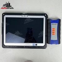Truckbrother NEXIQ2 Diesel Truck Diagnostic Tool USB Link 125032 Heavy Duty Scanner CF33 + NEXIQ2 Tablet 12-24V
