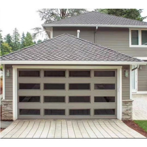 <span class=keywords><strong>Porte</strong></span> <span class=keywords><strong>de</strong></span> <span class=keywords><strong>Garage</strong></span> américain en aluminium, profil extérieur en verre - Product Image 4