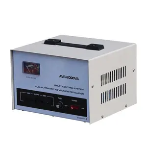 Popular wholesale hot sale 2000VA Pointer Pure copper coil 160-250V Single Phase automatic voltage regulator 20000va andeli