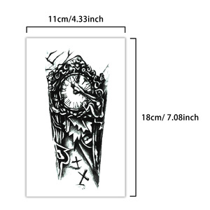 <span class=keywords><strong>Tatouage</strong></span> temporaire de style gothique, <span class=keywords><strong>tatouage</strong></span> semi-permanent, imperméable, résistant à la transpiration, dure 2 semaines, <span class=keywords><strong>tatouage</strong></span> pour bras et jambes - Product Image 2