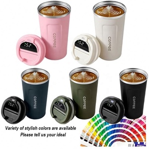 Wholesale Custom Logo Stainless Steel Tumblers Coffee Cup Vacuum Flask <b>Water</b> <b>Bottles</b> <b>with</b> <b>Straw</b> for Business Gifts - Product Image 3