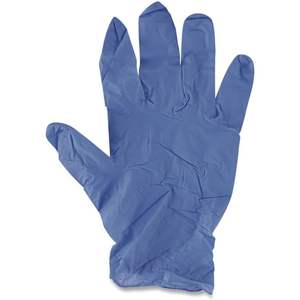 Guantes Desechables de Nitrilo Azules Boardwalk Serie 380, Sin Polvo, Tamaño Mediano, 4 Mil de Grosor, Uso General, 100/Caja - Product Image 2