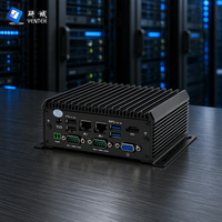 PC de bureau industriel d'usine Intel J6412 5205U 6200U 10210U DDR4 MSATA Win10 11 Linux HD VGA Double LAN Double COM Mini PC sans ventilateur