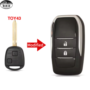 2 बटन स्मार्ट वाहन कुंजी संशोधित शेल प्रतिस्थापन कार कुंजी मामला टोयोटा लेक्सस वाहन कुंजियाँ - Product Image 1