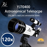 Telescopio Monocular Reflector Astronómico Profesional para Exteriores 40070 con Zoom y Trípode