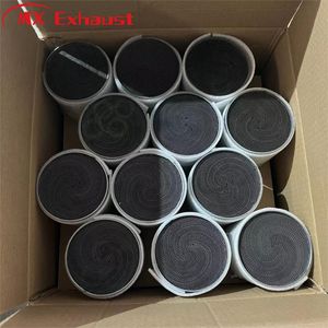 Euro 2 <span class=keywords><strong>3</strong></span> 4 5 6 sarang lebah logam knalpot Muffler katalis substrat konverter katalis 200CPSI 400CPSI - Product Image 5