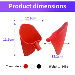 Silicone Flour Funnel Wide Mouth <b>Baking</b> <b>Accessory</b> For Kitchen Aid Mixer Red Black White - Product Image 5