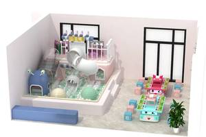 Parque infantil interior personalizable con bola <span class=keywords><strong>de</strong></span> océano, piscina, trampolín, <span class=keywords><strong>escalera</strong></span>, Tobogán, Castillo travieso para niños para padres y niños - Product Image 2
