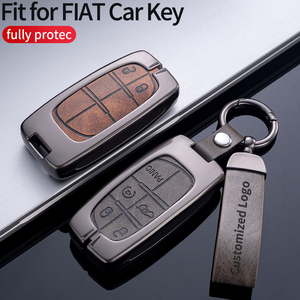 Housse de clé de voiture en cuir personnalisée adaptée à <span class=keywords><strong>Fiat</strong></span> 500 500C 500L 500X RAM Promaster <span class=keywords><strong>Porte</strong></span>-clés personnalisé Mode <span class=keywords><strong>Fiat</strong></span> 127 Cow Butler - Product Image 4