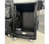 Boîtier de rack d'amplificateur empilable à porte coulissante 19 pouces 19'' 2U 3U 4U 5U 6U 8U 10U pour équipement de scène