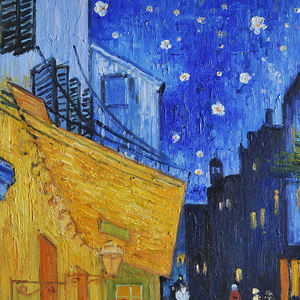 Peinture à l'huile sur toile fait à la main, décor artistique mural, <span class=keywords><strong>café</strong></span> <span class=keywords><strong>de</strong></span> qualité, répétition, <span class=keywords><strong>Van</strong></span> <span class=keywords><strong>gogh</strong></span> - Product Image 5