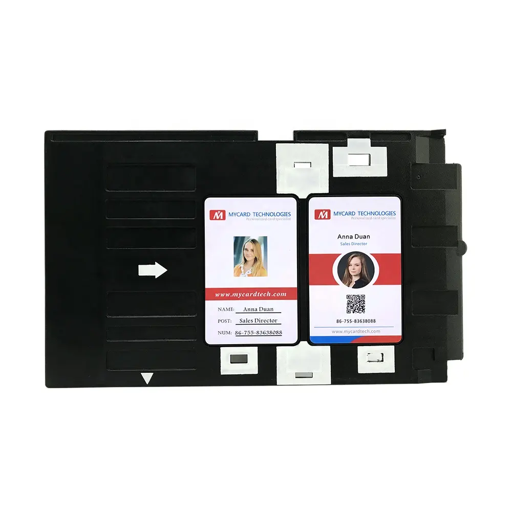 Inkjet in plastica PVC ID Card vassoio per stampanti epson canon